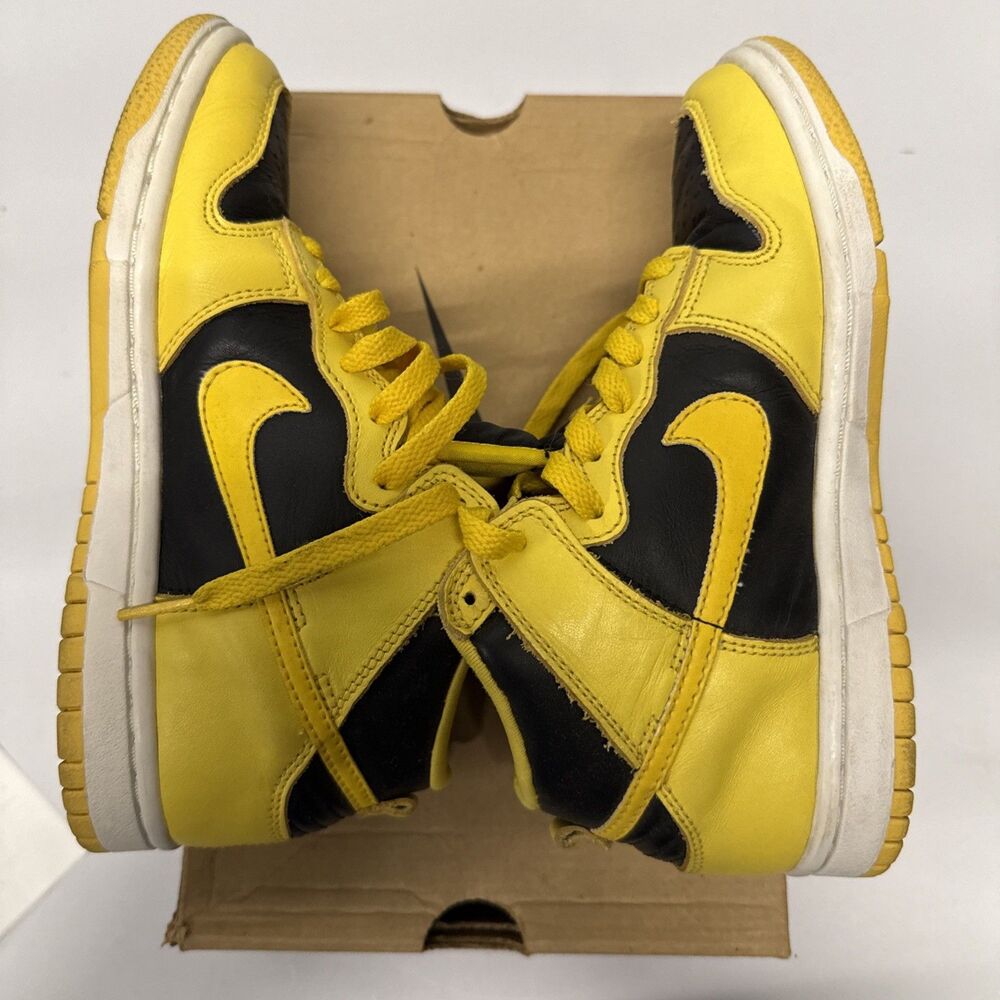 Nike Dunk High LE Goldenrod Size 3.5Y 646029071 w/Box - Picture 5 of 6